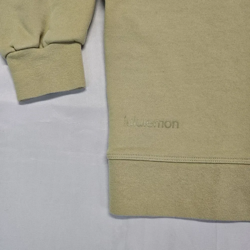 Lululemon Perfectly Oversized Cropped Crew‎ Softstreme Women's Sz. 2 Creamy Mint